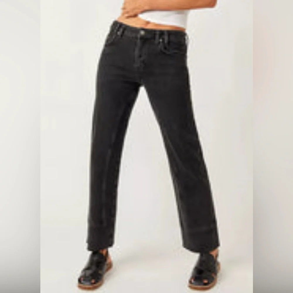 FREE PEOPLE RISK TAKER MID RISE JEANS || MAIN SQUEEZE sz 29 - Picture 3 of 11